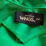 Cowl neck strappy cami top green size S Photo 5