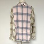 NEW Blue B Mix It Up Plaid Top Pink Size L Photo 4