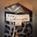 Vintage Havana NWT  | Black Cheetah Print Wrap Top, Size S Photo 5