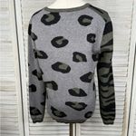 CHARLIE B. Mixed Animal Print Crewneck Sweater Photo 1