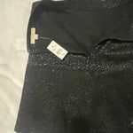 Loft New Black A Line Short Skirt XXS Shiny Photo 2