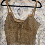 Sienna Sky  Cream And‎ Blue Floral Tank Top Size Large Photo 0