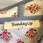 Colorful quilted jacket Blue Size L Photo 2