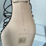 Good American Black Neoprene Caged Mule Size 5 Photo 7