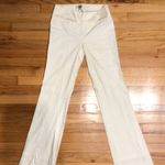 Bebe Vintage y2k Linen Trousers Satin Casual Coastal minimalist preppy cottage Western Dressy Pants Wide Bootcut Flare Photo 0