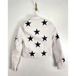 BLANK NYC Vegan Leather Star Patch Moto Jacket in Kick Off Size X-Small Photo 8