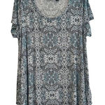 Jones New York JNY  Paisley Short Sleeve 1X Photo 0