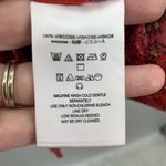 Free People Size XS Mini Dress Clara Floral Tie-waist Tunic In Red Floral V-Neck Photo 5