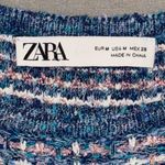 ZARA pastel tweed Knit Top sweater feminine preppy cute coquette medium Photo 1
