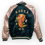 Topshop  Rare Reversible Embroidered Sukajan Bomber Jacket – Size 4 (US) Photo 2