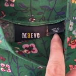 Anthropologie Maeve Green Floral Turtleneck Shirt Whimsy Fairy Women size Small Photo 1