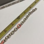 J.Crew Signed  Gold Tone Neon Orange Chain Link Costume Necklace 38 1/2 Inch Photo 8