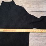American Eagle Outfitters Black Mock Neck Chunky Knit Sweater Womens S Oversized Photo 5