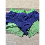 Nike Women Running Shorts Blue Green Just Do It Dri Fit Athletic Size small Photo 4