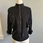 XCVI ‎ Sophia Poplin Stretch Jacket Size Small NWT Zip Up Cotton Blend 3/4 Sleeve Photo 1