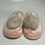 Victoria's Secret Victoria’s Secret velvet Pom slippers‎ size large Photo 1