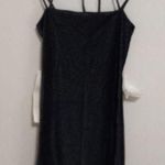 City Triangles S Black Silver Sparkle Bodycon Dress Photo 0