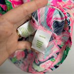 Lilly Pulitzer  High Tide Navy Honda Classic Golf Cotton Short Sleeve Tee Large Photo 3