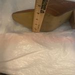 Leather Western Booties Clogs Mules 3 Inch Heels Brown Size‎ 8 Top Stitching Tan Photo 3