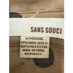 Sans Souci Tan And Black Polka Dot Blouse Photo 4