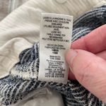 Free People  Blue Stripe Taper Pants Tie Waist 4 Photo 8