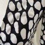 Diane Von Furstenberg  Wrap Dress Silk Geometric Black White Mini‎ Women Sz 4 DFW Photo 1