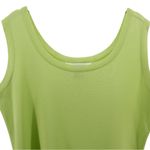 Misook Vintage Y2K  Brat Green Lightweight Coastal Summer Tank Women’s Size S Photo 2