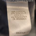 J. Jill Oxford Wash Woman’s Authentic Fit Crop Denim Pants with Fringe Size 4 Blue Photo 5