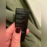 Anthropologie  Army Green Cotton Blend Shirt Jacket with Copper Sequins; size 14 Photo 5