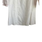 Women Tunic Top L Abstract Geometric Artsy‎ Boho Dainty Fairy Chic Desi Fashion White Size L Photo 5