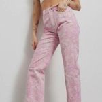 BDG  High Waisted Cowboy Straight Leg Rigid Cotton Jeans Pink Rose Photo 0