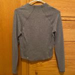 Lululemon Grey Cropped Mock Neck Photo 1