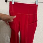 Lululemon Fast Free HR Tight 25” Size 2 red Nulux Rare Pockets Photo 5