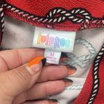 LuLaRoe  Cassie Pencil Skirt Nautical Ropes Red Medium Photo 1