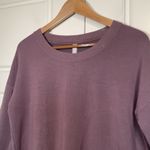 Athleta Purple Long Sleeve Top Thumb Hole Athletic Casual Pullover S Photo 3