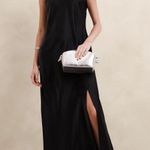 Banana Republic NWT Green Dress With Slit Photo 1