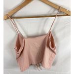 Poof! poof ruched center tank pink size M/L Photo 1