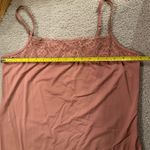 Maurice's Maurice’s lace trim cami size XL adjustable straps pink Photo 2