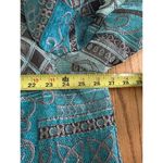 Dress Barn  Blue & Black Textured Jacket Size 3XL Tribal Print Blazer Photo 6