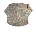 Sioni Women's M Palm Leaf Rhinestone Embellished Knit Top Grandmacore Green Size M Photo 1