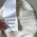 Aeropostale Solid Twill Skirtall White Overall Mini Dress Women’s Small NWT Photo 7