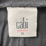 CAbi  High Rise Pleated Pull On Cropped Pants Black Medium Modern Minimalist Photo 4