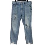 Aeropostale The 90's Baggy Mom Fit Distressed Jeans Stretch High Rise 10 Blue Photo 11