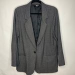 Vintage Black White Woven Blazer Medium Large? Photo 0