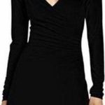 Norma Kamali  Black Sweetheart Wrap Dress XS Photo 0