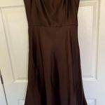 Ann Taylor Brown Celebrations by Strapless Dress Size 6 Photo 1