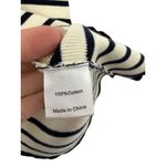 Tuckernuck Breton Stripe Sweater Dress Small Ivory Navy Coastal Preppy Casual Photo 5