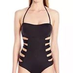 Reaction Kenneth Cole NWT Kenneth Cole Reaction Bandeau Cutout Halter One Piece Sz L Photo 2