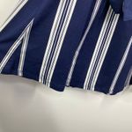 Alya Blue White Striped Buttery Soft Belted Dress Women's Size XX-Small XXS Photo 3