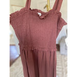 a.n.a NWTs . Smocked Maxi Dress Pockets Ruffle Cottagecore Feminine Prairie Boho Photo 4